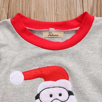 Otroci Baby Boy Girl Božič Oblačila Sklop Malčka Otroci Fant Dekle Santa Trak More Sleepwear Pižamo Pižame Oblačila Sklop