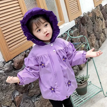 Otroci Oblazinjeni Bombaž Outwear Otrok Nova Dekleta Navzdol Oblazinjeni korejski Moda Plašč