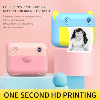 Otrok Fotoaparat Instant Print Camera Darila za 2,4 palčni 1080P Otroci Digitalni Fotoaparat Za Otroke Najboljše Darilo za Rojstni dan Darila Za Dekle, Fant