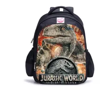 Otrok Pop Živali Tiskanja Nahrbtnik Jurassic Dinozaver Svetu Kraljestvu Dekleta, Fantje, Otroci ' s Šolsko Torbo