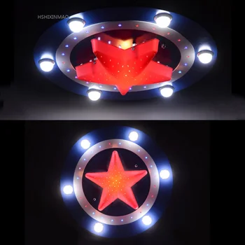 Otrok Razsvetljavo Captain America Stropne svetilke Otroci Spalnice Risanka Saloni Home & Business Stropne Luči 110-240V