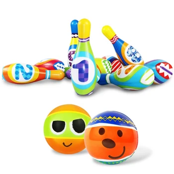 Otroška Omarica Bowling Igrače v Zaprtih prostorih in na Prostem Interaktivni Puzzle Športni Set starši-Otrok, Vrtec Žogo Igrače