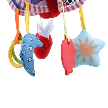 Otroška Posteljica Visi zvonovi Plišastih Lutka Zvečka za Malčke Mobilne za Baby Voziček Udobje Igrače Otroke Zgodaj Izobraževalne Igrače Za Otroke