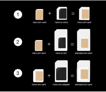 Pametni Telefon Kartice SIM z Iglo Nano Micro Sim Adapter Kit za Samsung 9 iPhone 7plus Samsung HUAWEI Xiaomi redmi en plus 5t