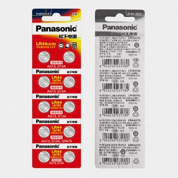 Panasonic 40Pcs/Veliko LR44 Alkalne Gumb Baterija 1,5 V Litijevo Baterije A76 AG13 G13A LR44 LR1154 357A SR44 0%Hg