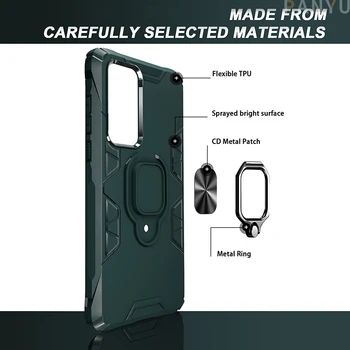 Panyu Primeru Telefon Za Huawei P40 Pro Pribor, Kovinski Obroč Magnetni Hrbtni Pokrovček Objektiva Zaščitna Nosilec Mehko TPU Silikon Lupini