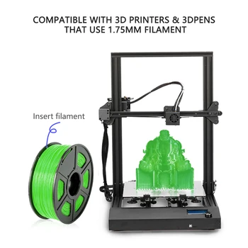 PETG 3D Tiskalnik, ki z Žarilno Enotepad 1.75 mm 1 KG/2.2 LB Spool PET Tiskalnik okolju prijazen Material, brez oblačka, Toleranca +-0.02 MM