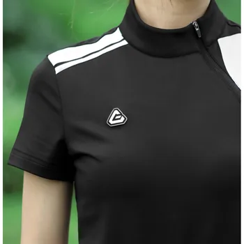 PGM 2020 Poletje Novi Golf Oblačila za Ženske Kratke Oplaščeni T-shirt Zunanja Hitro Sušenje Ultra-Stretch Športna Majica YF291