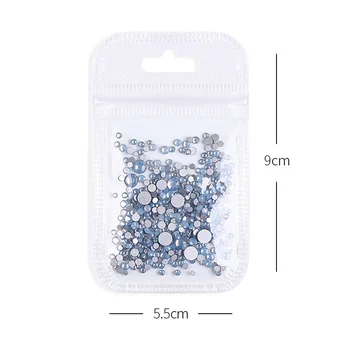 PinPai SS04-20 Mešani Velikost Opal White Kristalno Nail Art Okrasnih Decorashion Diamant za Nohte Nasvetov za Manikiranje Kamen Dodatki