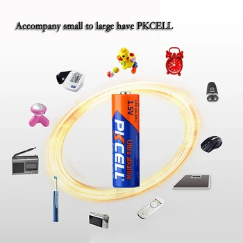 PKCELL 1,5 V Alkalni za enkratno uporabo Baterije Družino kombinacija za 24pcs LR03+40pcs LR6+6pcs LR20 baterije z Gospodinjskimi appliant