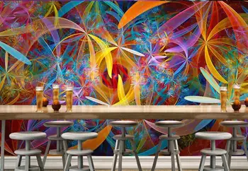 Po meri za Vsak prostor 3D fotografije za ozadje Cvetje barvanje sten papirjev doma dekor 3d de papel parede Ozadju 3d ozadje stene