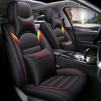 Polna Pokritost Eko-usnja auto sedeži pokriva PU Usnja, usnjenih Avtomobilskih Sedežnih prevlek za volvo s40 s60 s80 v40 v50 v60 v70 xc40 xc70 xc90