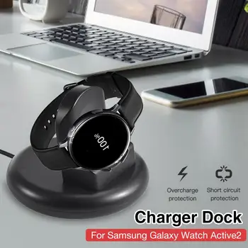 Polnjenje Dock Stojalo Polnilnik USB Postaja Osnova Za Samsung Galaxy Watch Active2 Držalo, Stojalo za Polnjenje Prenosnih Imetniku