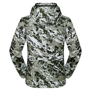 Pomlad jesen prostem maskirno jakno za moške eno plast tankih soft shell taktike nepremočljiva velikosti planinarjenje obrabe