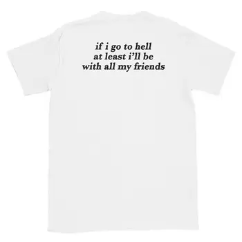 Porzingis Humoreska T-shirt Priložnostne Beli Bombaž Tee