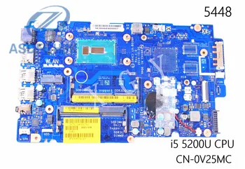 Prenosni računalnik z Matično ploščo V25MC 0V25MC CN-0V25MC ZA Dell za Inspiron 5448 5548 Matično ploščo LA-B016P W i5-5200U cpu DDR3L Test OK