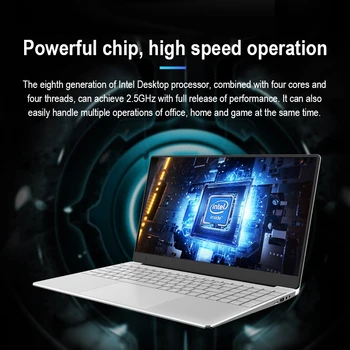 Prenosni računalniki, 15.6 inch 1080P HD Zaslon Računalnik Intel Celeron J4105 RAM 4G, -8 G 16 G Igralni Zvezek Urad za Delo Prenosni Računalnik