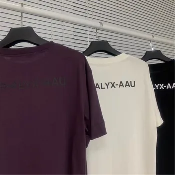 Prevelik ALYX T-shirt Moški Ženske 1017 ALYX 9SM T-majice 1:1 Visoke Kakovosti Tee bombaž jersey Vrhovi EU/ZDA Velikost
