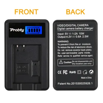 Probty New1pcs EN-EL12 Baterija + LCD USB Polnilec za Nikon Coolpix P330 AW110 S9500 S9400 S8000 S610 S620 S70 S9100 S1100 S610C