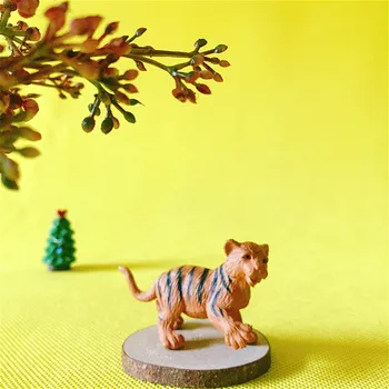 Prodajo~1 Kos Tiger/žival/vila vrt gnome/moss terarija doma dekor/obrti kip/bonsaj/steklenica vrt/miniature/figur