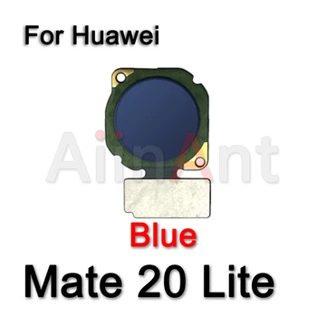 Prvotni Dom Nazaj Gumb Key Fingerprint Senzor Flex Kabel Za Huawei Mate 20 Lite Pro Nazaj Dotik ID Prstnih Flex Kabel