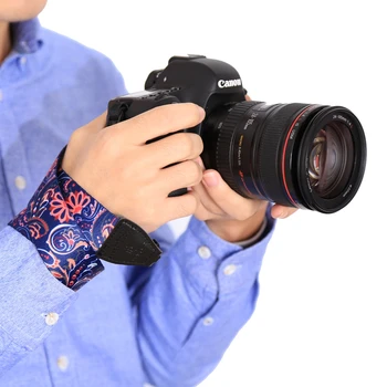 PULUZ Letnik Etnične Cvetlični Fotoaparat Ramenski Anti-slip Vratu Pasu Pas Za Nikon/Canon/Sony/Panasonic SLR/DSLR Retro Trakov Nova
