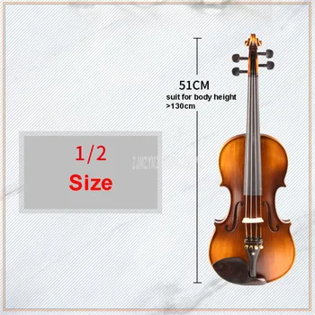 Q03 Strokovno Naravnega Lesa Akustične Violina Violina 4-Strunskega Glasbila Za Profesionalne Violino Ljubimec 4/4 3/4 1/2 1/4 1/8 Velikost