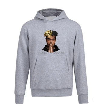 Rapper XXXTentacion Majica blagovne Znamke-oblačila Hip Hop Homme Fant Hoody Bombaž Runo Kapuco Hip Hop Plašč Vrhovi