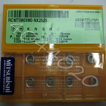 RCMT0803MO NX2525 10pcs/Box karbida vložki
