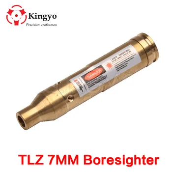 Rdeč Laser TLZ 7mm Bullet Izvrtino Sighter Kartuše, Medenina, Baker BoreSighter + baterije 4 x LR41 VE775 T18 za 0,4