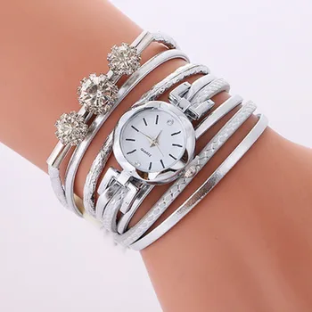 Relogio Feminino Ženske Gledajo Modno Razkošje Diamond Krog Usnje Pasu Zapestnica Dame Watch Ženski Watch 2019 Reloj Mujer