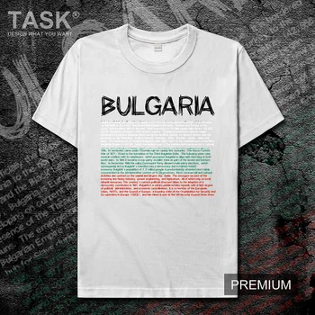 Republika Bolgarija bolgarski BGR mens t shirt novi Vrhovi t-shirt Kratek rokav obleke majica reprezentance državi Moda