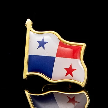 Republika Panama Zastavo, Varnostne Zaponke Poljski Značko Državi Značko Broška Klobuk Skp Kravato Varnostne Zaponke
