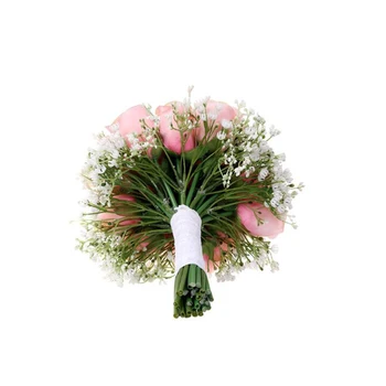 Romantično Poroko holding Pisane Zapestje Corsage Družico Sestre Strani cvetje Umetno Nevesta Cvetje Za Poročni Ples
