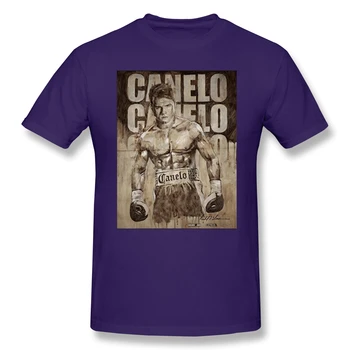 Saúl Canelos Álvarez Classic Moške Osnovne Kratek Rokav T-Shirt Smešno R257 Tees Eur Velikost