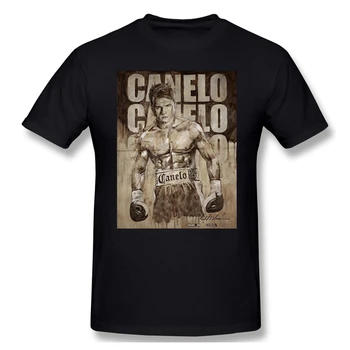 Saúl Canelos Álvarez Classic Moške Osnovne Kratek Rokav T-Shirt Smešno R257 Tees Eur Velikost