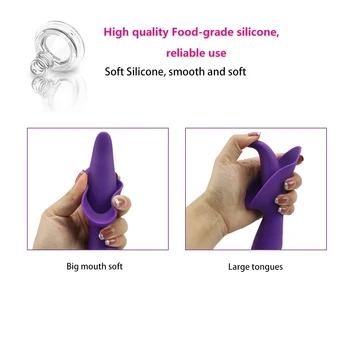 Seks Jezika Vibrator Lizati Silikonski G Spot Stimulator Klitorisa Silikonski Jezika Pralni Vaginalni Orgazem Seks Igrače za Ženske