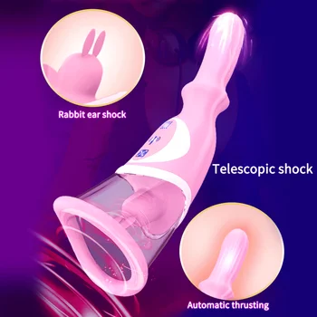 Sesanju Klitoris Vibrator Jezika Lizanje Nastavek Bedak Dildo Stimulacijo Klitorisa Prsi Massager Oralni Seks Vibrator Igrače Za Ženske