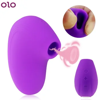 Sesanju Vibrator Sex Igrače za Ženske Bedak Klitoris Sesalna Jezika Vibratorji Mehki Silikonski Muco Lizanje Ženski Klitoris Stimulator