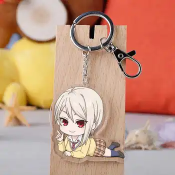 Shokugeki Ne Soma Nakiri Erina Yukihira Souma Isami Aldini Dejanje Slika Anime Model Gume Keychain Obesek, Božična Darila, 6 cm