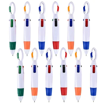 Shuttle Peresa Zložljive - Pack-gnome 12, Štiri Neon Barve Pisala v Enem,Z Carabiner Keychain na Vrhu, Super za Šolske Projekte in