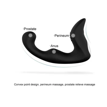 Silikagel Vibracije Analni Čep Sex Igrače USB Polnilne Moški Prostate Massager Masturbacija Izklopite Odraslih Dobave