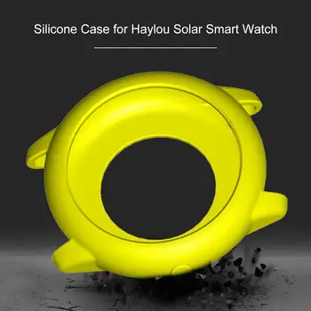 Silikonski Primeru Popolno Zaščito Prilagodljiv Zaslon Patron Kritje Za Haylou Sončne Anti-scratch Zamenjava Pametne Watch Dodatki