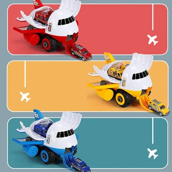 Simulacija Otroke Darila Sestaviti Letalo Igrače z Mini Tovornjak Avto