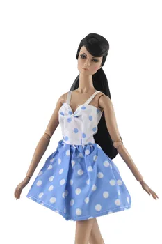 Spomladi Sveže Pike Obleko Obleko Set za Barbie 1/6 30 cm BJD FR Punčko Oblačila Dodatki Play House Apretiranje Igrače Darilo