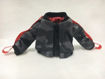T02-X602 Blyth Lutka obleko 1/6 lutke azone Dodatki, ročno izdelana oblačila Rdeče barve hoodie prikrivanje plašč