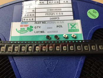 Tajvan Yuanda PTCFGP1-V-T/R Takta Stikalo Avtomobilske Gumb SMD 5 pin z določitvijo stolpec