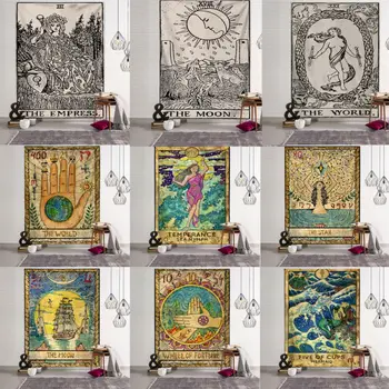 Tarot Kartice Tapiserija Steni Visi Astrologija Vedeževanje Bedspread Joga Plaži Preproge