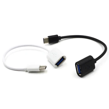 Tip-C OTG Kabel USB 3.1 Tip C Moški USB 3.0 Ženska OTG Podatkovni Kabel Adapter 16 cm