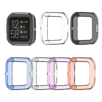 TPU Mehki Silikonski Anti-scratch Primeru Za Fitbit Obratno 2 Versa2 Moda Pol-pack-gnome Ultra-tanek Zaščitni Primeru Watch Dodatki